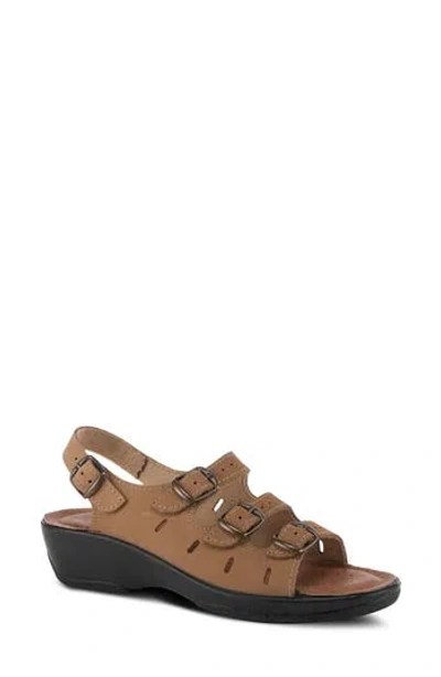 Flexus By Spring Step Willa Slingback Sandal In Beige