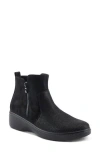 Flexus By Spring Step Yancey Wedge Ankle Boot In Black