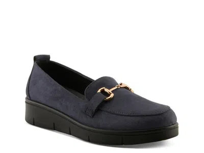 Flexus Cashmeran Wedge Loafer In Blue
