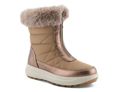 Flexus Corinia Waterproof Bootie In Brown