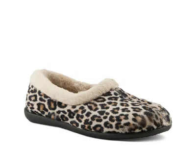Flexus Faddis Clog In Multicolor Leopard Print