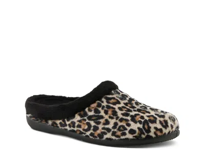 Flexus Fagana Slipper In Multicolor Leopard Print