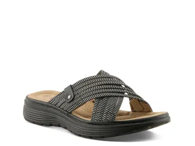 Flexus Gaspie Sandal In Black