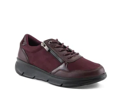Flexus Lacona Sneaker In Burgundy