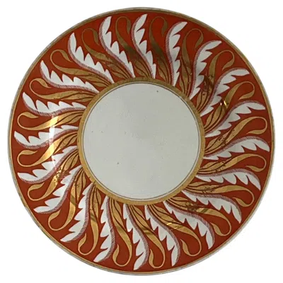 Pre-owned Flight, Barr & Barr Worcester Plate From Lord & Lady Flight Collection Of Worcester Barr Flight & Barr, Ca1810 In Brown