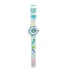 Flik Flak Happy Budgies Watch In Green