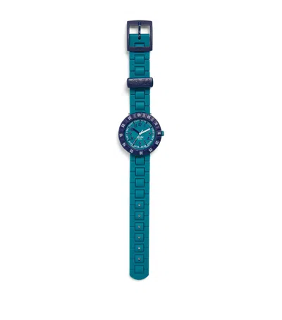 Flik Flak Kids' Level Watch In Blue