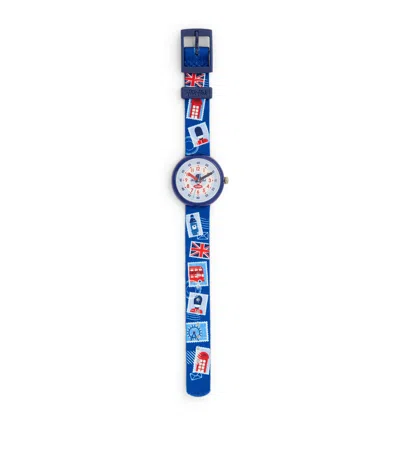 Flik Flak Kids' London Watch In Blue