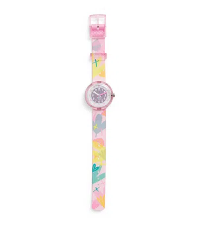 Flik Flak Pastel Paradise Watch In Pink