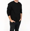 Flint + Fray Onyx Sweatshirt In Black