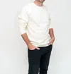 Flint + Fray Unisex Sweatshirt In Cream