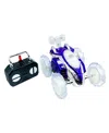 Flipo Flipster Chameleon Illuminated Remote Control Stunt Car In Blue