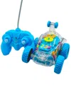 Flipo Spin Gear Illuminated Remote Control Stunt Car In Blue