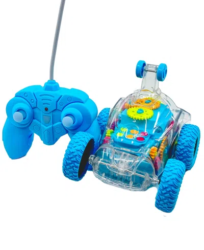 Flipo Spin Gear Illuminated Remote Control Stunt Car In Blue