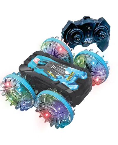 Flipo Turbo Terrain Land, Sea Snow Remote Control Stunt Car In Blue