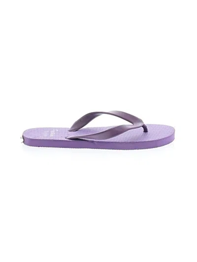 Pre-owned Flipside Flip Flops In Purple