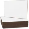 Flipside Unframed Dry Erase Lap Board Class Pack - 9" (0.8 Ft) Width X 12" (1 Ft) Height - White Sur In Brown