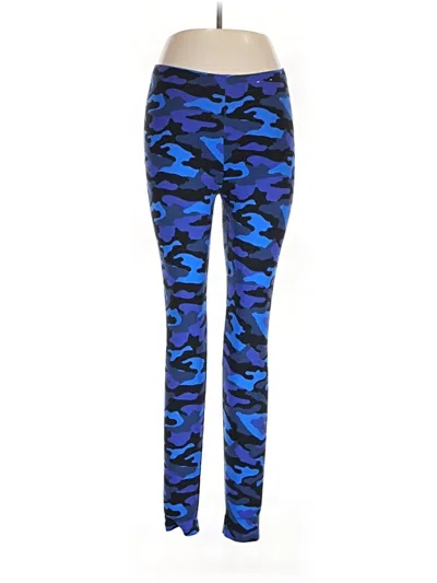 Pre-owned Flirtitude Active Pants In Blue