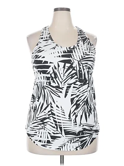 Pre-owned Flirtitude Tank Top White Halter Neckline Tops
