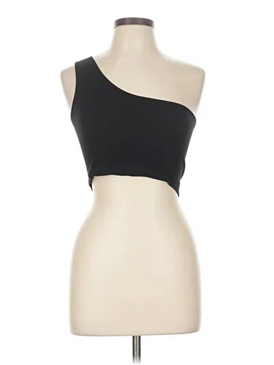 Pre-owned Flirtitude Tube Top Black One Shoulder Neckline Tops