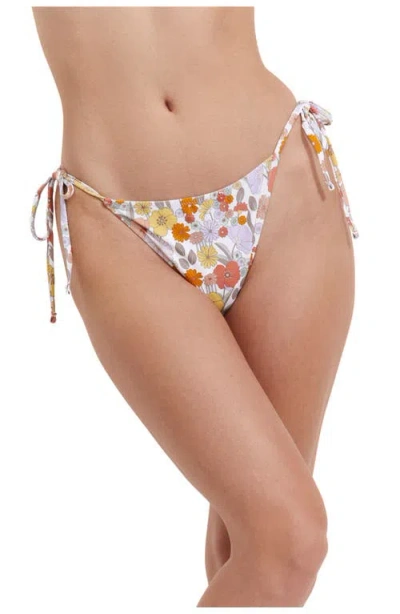 Flirtt Gottex Botanic Party Adjustable Triangle Bikini Bottom In Multi