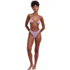 Flirtt Gottex Check It Out Triangle Bikini Top In Multi Purple