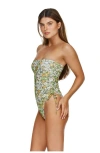 Flirtt Gottex Gardenia Bandeau One Piece In Green