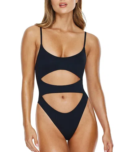 Flirtt Gottex Midnight Cut Out One Piece In Multi