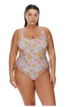 Flirtt Gottex Soft Bloom Adjustable One Piece In Multi
