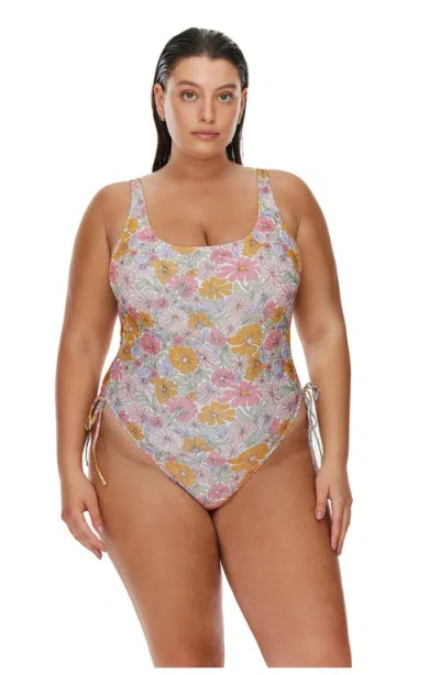 Flirtt Gottex Soft Bloom Adjustable One Piece In Multi