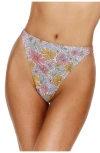 Flirtt Gottex Soft Bloom High Waist Bikini Bottom In Multi