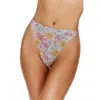 Flirtt Gottex Soft Bloom High Waist Bikini Bottom In Multi