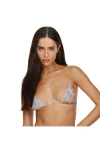 Flirtt Gottex Soft Bloom Triangle Bikini Top In Multi