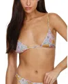 Flirtt Gottex Soft Bloom Triangle Bikini Top In Multi