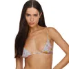 Flirtt Gottex Soft Bloom Triangle Bikini Top In Multi