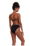 Flirtt Gottex Solid Underwire Back Strap Bikini Top In Black