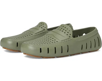 FLOAFERS COUNTRY CLUB DRIVER 2.0 LOAFERS MENS GREEN PERFORATED SHOES GAL1851