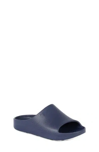 Floafers Kids' Lane Waterproof Slide Sandal In Blue