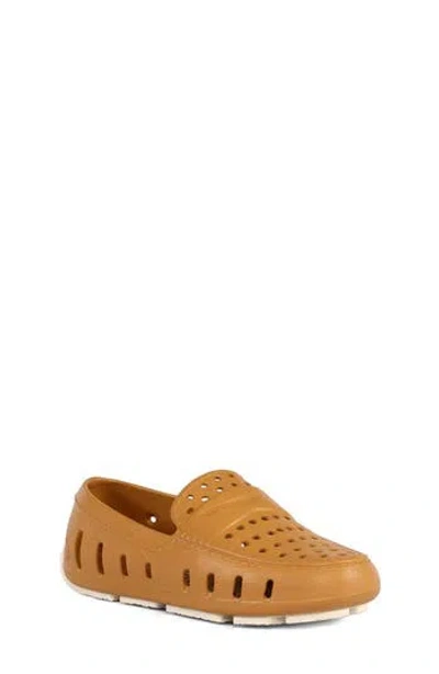Floafers Kids' Prodigy Driver Classic Slip-on In Orange