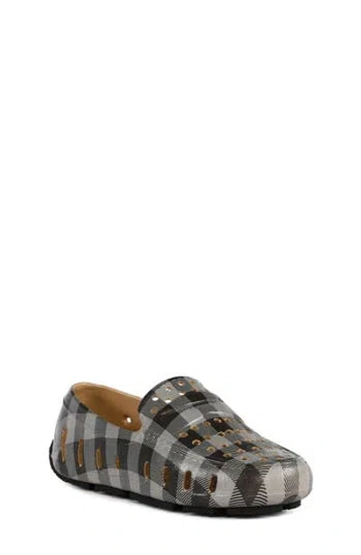 Floafers Kids' Prodigy Driver Slip-on In Gray