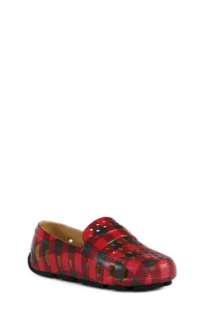 Floafers Kids' Prodigy Driver Slip-on In Red