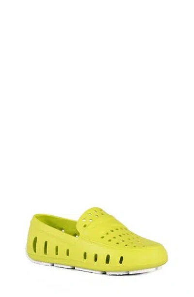 Floafers Kids' Prodigy Waterproof Driver Loafer In Green