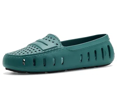 Floafers Posh Driver 2.0 Women's Shoes Teal/black: 10 M, Synthetic In Green
