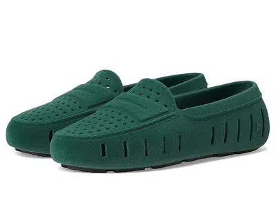 Floafers Posh Driver Faux Suede In Green