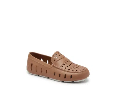 Floafers Prodigy Driver Classic Waterproof Loafer Kids' In Tan