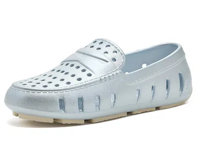 Floafers Prodigy Driver Metallic (toddler/little Kid/big Kid) Girl's Shoes Blue Metallic/cream 1 : 9 Toddler 