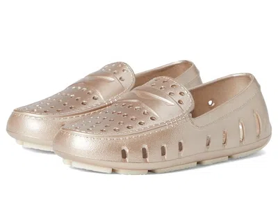 Floafers Prodigy Driver Metallic (toddler/little Kid/big Kid) Girl's Shoes Rose Gold/cream : 4 Toddler M