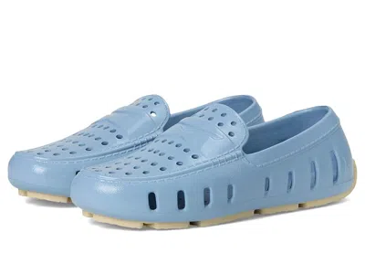 Floafers Prodigy Driver Patent (toddler/little Kid/big Kid) Kid's Shoes Alaskan Blue Patent/putty : 3 Little 