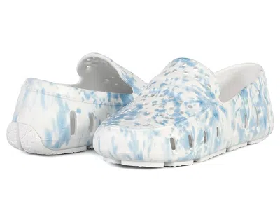 Floafers Prodigy Driver Print (toddler/little Kid/big Kid) Kid's Shoes Blue Tie Dye/bright White : 3 Little K