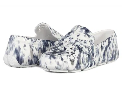 Floafers Prodigy Driver Print (toddler/little Kid/big Kid) Kid's Shoes Navy Tie Dye/bright White : 13 Little 